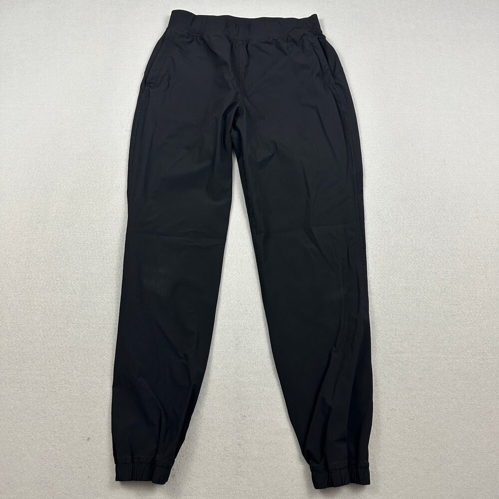 Lululemon Pants Women 6 Black Adapt State Jogger Ankle Zip Track Athletic *